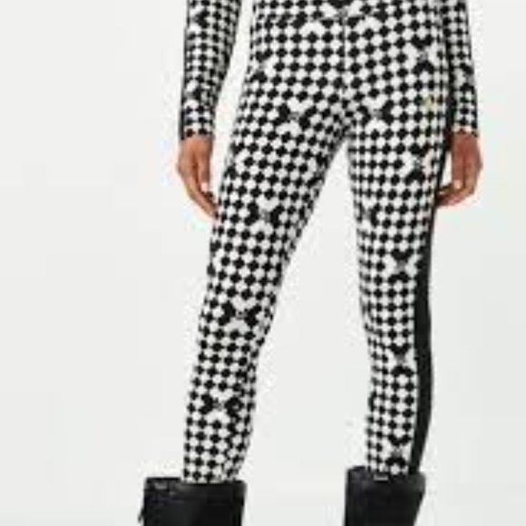 Brand new Adidas Ski Chic Allover Print Stirrup Tights - Picture 3 of 10